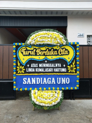 Papan Bunga Duka di Kamonji